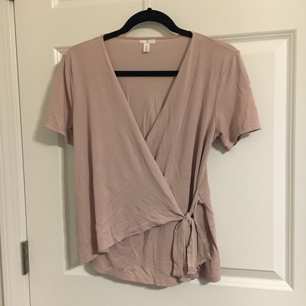 BP wrap blouse